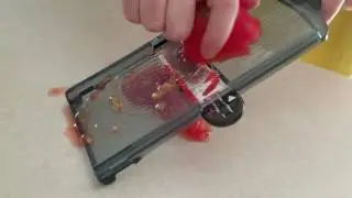 Mercer Culinary Dual Thickness Hand Slicer (Product Demonstration)