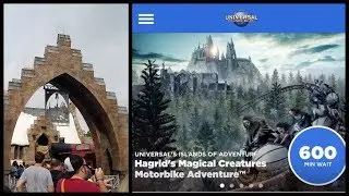 Hagrid's Magical Creature Motorbike Adventure Opening Day!