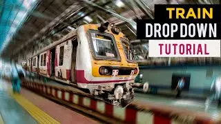 Train Drop Down Effect Tutorial | Instagram Trending reels Tutorial | Editing Ki Dukan