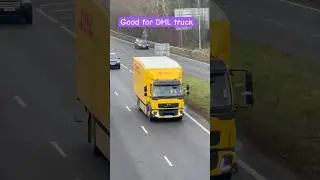 Beautiful DHL body truck | 🚚❤️🚌| #truckspotting #farnborough #truck
