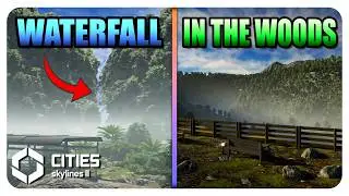 This is How YOU can create NATURAL WATERFALL in CITIES SKYLINES 2!!