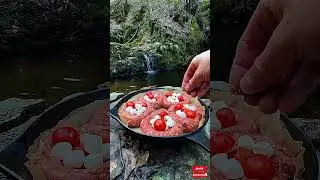 JUICY 80kcal Energy Balls in 60 Seconds! 🍃 #outdoorcooking #asmr #fire #food #foodshorts #shorts
