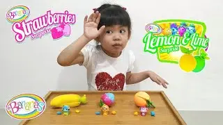 Bianca Learns Fruits and Pretend Play with Magic Wand Toy + Bananas Surprise Toys