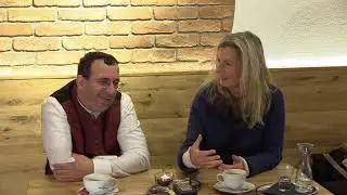 Astrid Nora M&ouml;ller im Kaffefklatsch mit David Vandeven in Bautzen