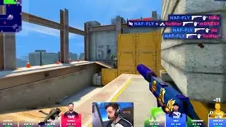NAF-FLY INSANE play on pistol round against G2