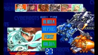 CYBERBOTS FULLMETAL MADNESS - (ARCADE) - [ PILOT: JIN / MACHINE: BLODIA ] - PLAYTHROUGH