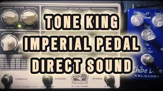 Tone King Imperial Preamp Pedal | Sound Test | PRS Guitar | Direct Recording