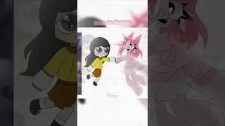 Kelly da Cheetah & Hooman Piyo 🐱🥒 (Fake Collab) #oc #animation #shorts #furry @kellydacheetah