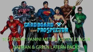 TCG Friday - MetaX Justice League Batman and Green Lantern Booster Packs - Foil Pull!