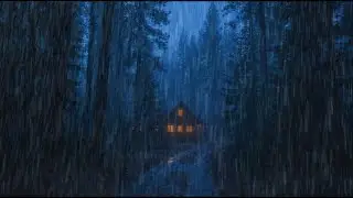 🌧️Heavy Rain To Sleep Immediately - 🌙⚡Instant Calm💧Night Storm Ambience for Fast Sleep & Deep Relax✨