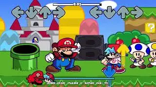 Friday Night Funkin' VS  Mario Ultra Rebooted FULL WEEKS + Cutscenes FNF Mod Hard New Update