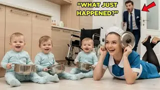 The Millionaire Hid Cameras to Protect His Disabled Triplets &mdash; Until He Saw What the Maid Did