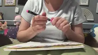 asmr testing crayola markers (no talking)