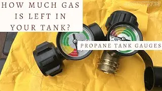 Propane Tank Gauges from Amazon - How to check how much gas is left in your propane tanks! Easy!