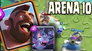 CLASH ROYALE HOG BATS ARENA 10 CYCLE DECK | NO LEGENDARY DECK | ROAD TO LEGENDARY #17