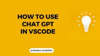 How to use Chat GPT in vscode