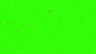 Fond vert particule jaune