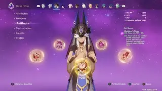 Genshin Impact Cyno C0 with deathmatch R1 DMG