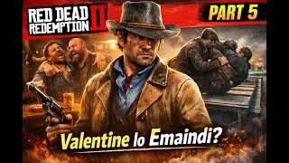 Unexpected Chaos in Valentine 😳 | Gang Trouble & Train Rescue | RDR2 Telugu Gameplay Part 5