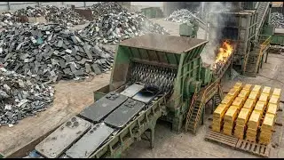 Modern E-Waste Facility Extracts Millions in Gold and Rare Metals (FULL PROCESS)