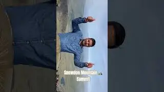 Snowdon Mountain ⛰️ Summit 1085 meters trekking Wales 🏴󠁧󠁢󠁷󠁬󠁳󠁿 #snowdon #summit #wales #trek