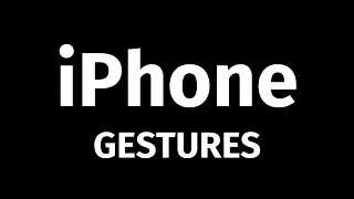 iPhone Top Gestures for beginners: iPhone 11, iPhone 11 Pro, iPhone XR, iPhone X, iPhone 11 Pro Max