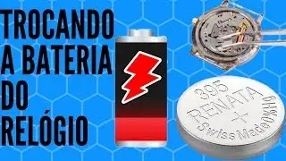 trocando a bateria do relógio TIMEX TW2P71500