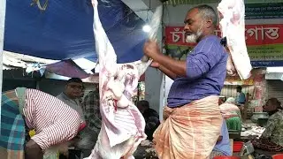 Super Clean Goat Cutting 🔪🐐 | Fast & Professional Butcher Technique in Bangladesh