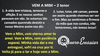vem a mim   2 tenor   queroensaiar