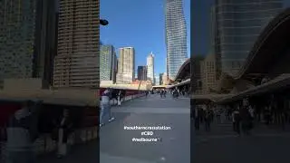 #whatsonmelbourne #australia #melbourne #city #southerncrossstation #CBD #FYP #Viral
