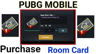 Pubg Mobile How to purchase Room Card || pubg mobile main Room kaise khareda