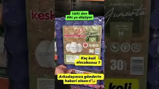 Haberler yine benden🥳😍Migros&rsquo;ta yarın koli koli almalık indirim #shorts #migros #yumurta #market