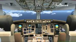 Arkefly 362  Flight from Aruba to Curacao FSX HD