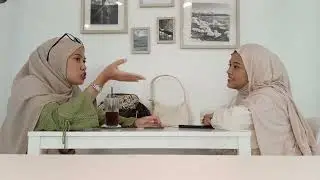 Main ama citul di Ruang Teduh beli cake