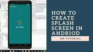 How to create welcome screen (Splash screen) in android studio