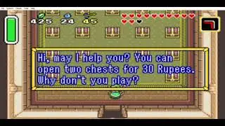 The Legend of Zelda: A Link to the Past - Comprando pociones Azul, Roja y Verde