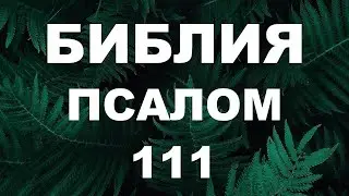 Псалтирь. ПСАЛОМ 111. [рус.]