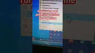 how to stop net protector antivirus for some time antivirus disable kaise kare