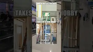 When an electrician takes up a new hobby #construction