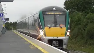 Irish Rail 22000 Class Intercity Train - Oranmore Station, Galway