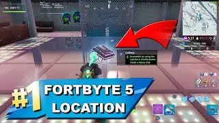 Fortnite Fortbyte #5 Location - Accessible by using the Laid Back Shuffle emote inside a Dance Club