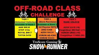 Лучший внедорожный грузовик??? SNOWRUNNER Tier 3 (Off-Road Challenge 3/3)