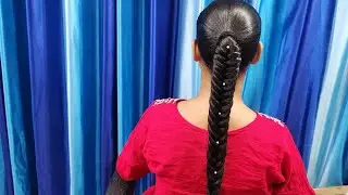 Khajuri Choti With Ponytail || Beautiful Hairstyle Hairstyle For Long Hair | Doorway to Beauty 