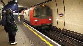 London Underground Jubilee Line 1996  Stock Trains At Swiss Cottage 27 February 2024