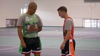 HOW TO OZTAG * TAGGING TECHNIQUE WITH PALMS NOT FINGERS * Warm Up + Defense