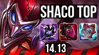 SHACO vs AKSHAN (TOP) | 8/2/8 | EUW Diamond | 14.13