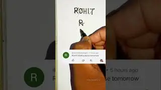 Rohit name create to brand 😱🔥|| name making to brand logo | #viral #trending #shorts #logodesign