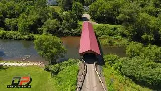 Hamden Covered Bridge in Hamden, NY