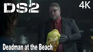 Deadman at the Beach Scene Death Stranding 2 4K