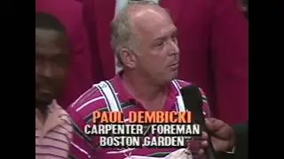 Boston Garden Carpenter/Foreman Discusses Celtics Floor Advantage (1987 LAL-BOS)